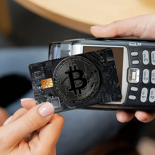 Bitcoin Credit Card Sticker decorative Single-Sided